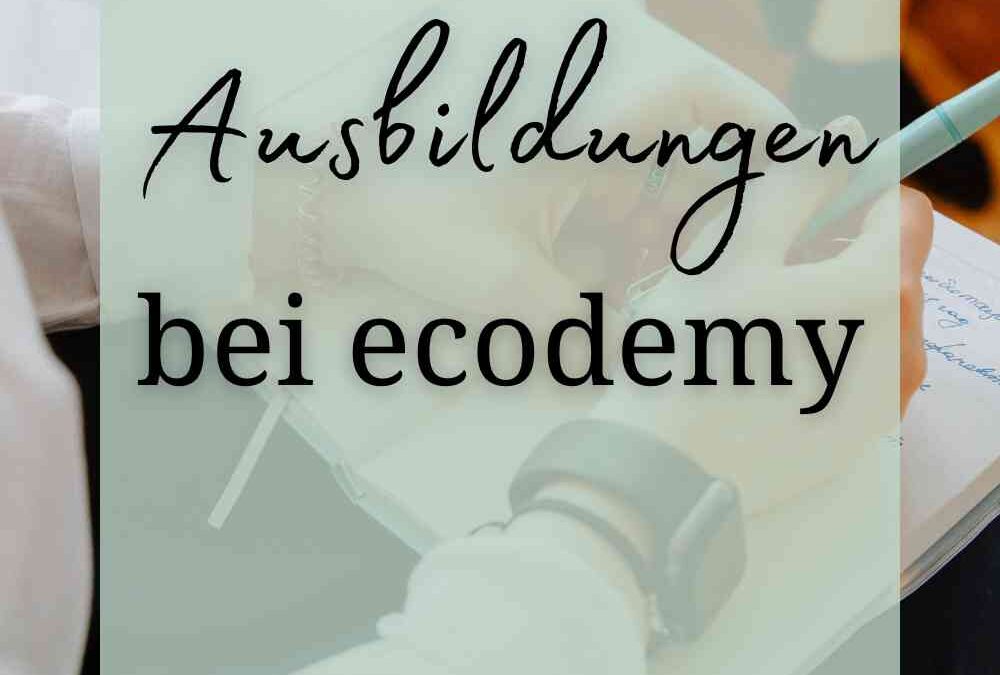 Ausbildungen für Veganer:innen bei ecodemy 