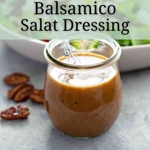 Balsamico Dressing fuer lecker frischen Salat