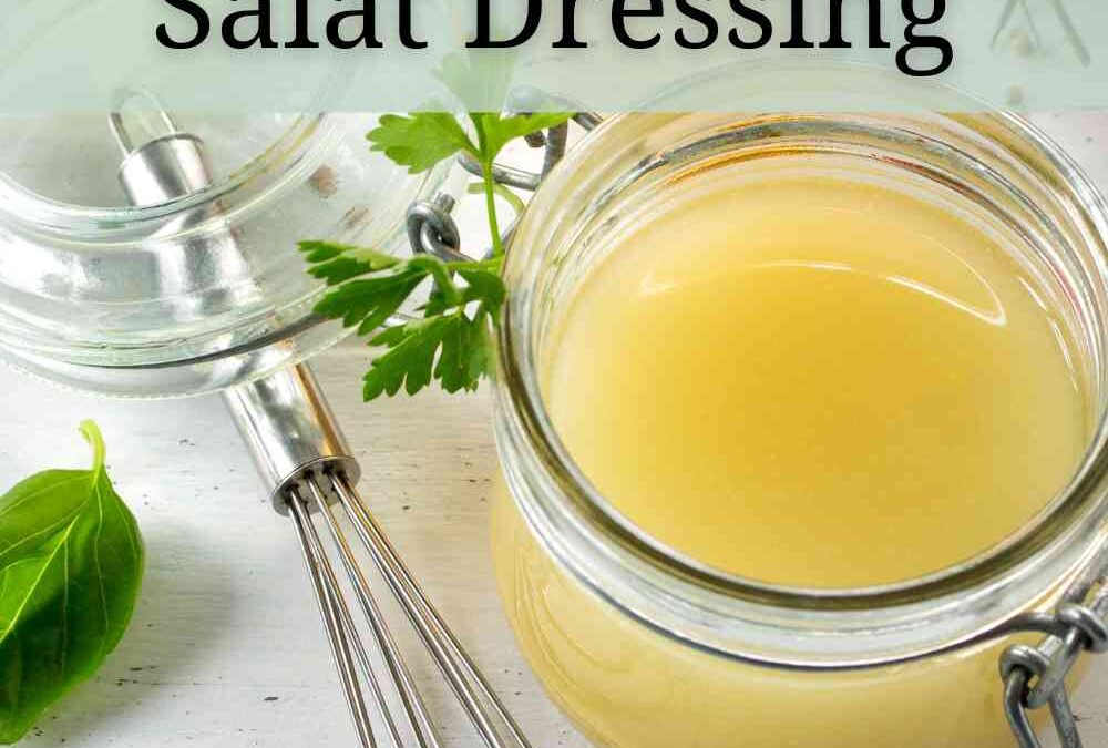 Essig Öl Dressing