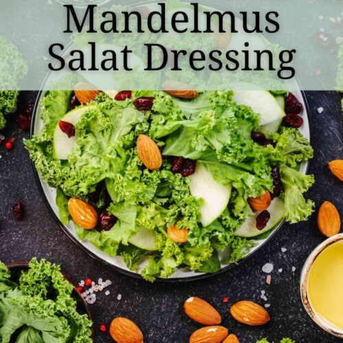 Salat mit Mandelmus Dressing