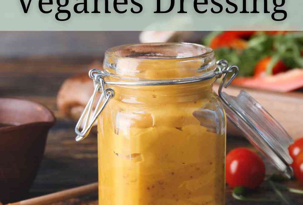 Veganes Honig Senf Dressing